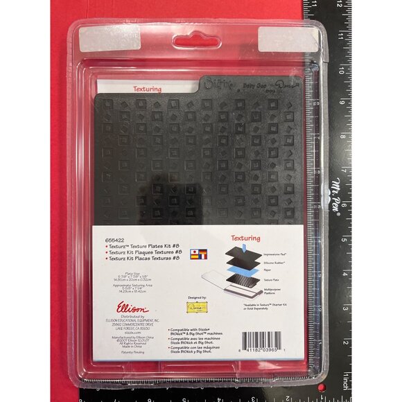 Sizzix Texturz Texture Plates Kit #8 for Embossing & Texturing 655422 - Picture 2 of 2